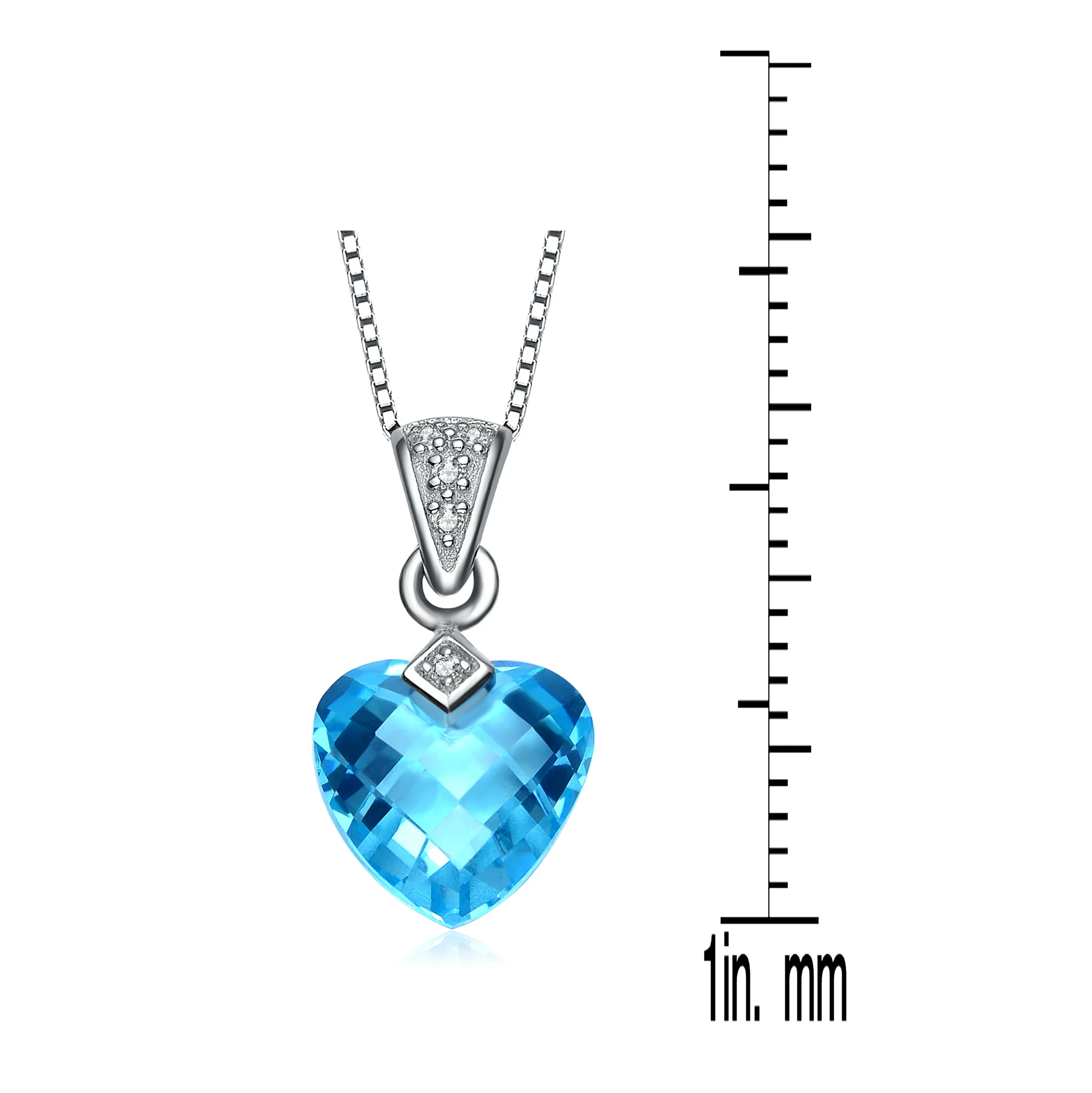 Provence Blue Heart Pendant