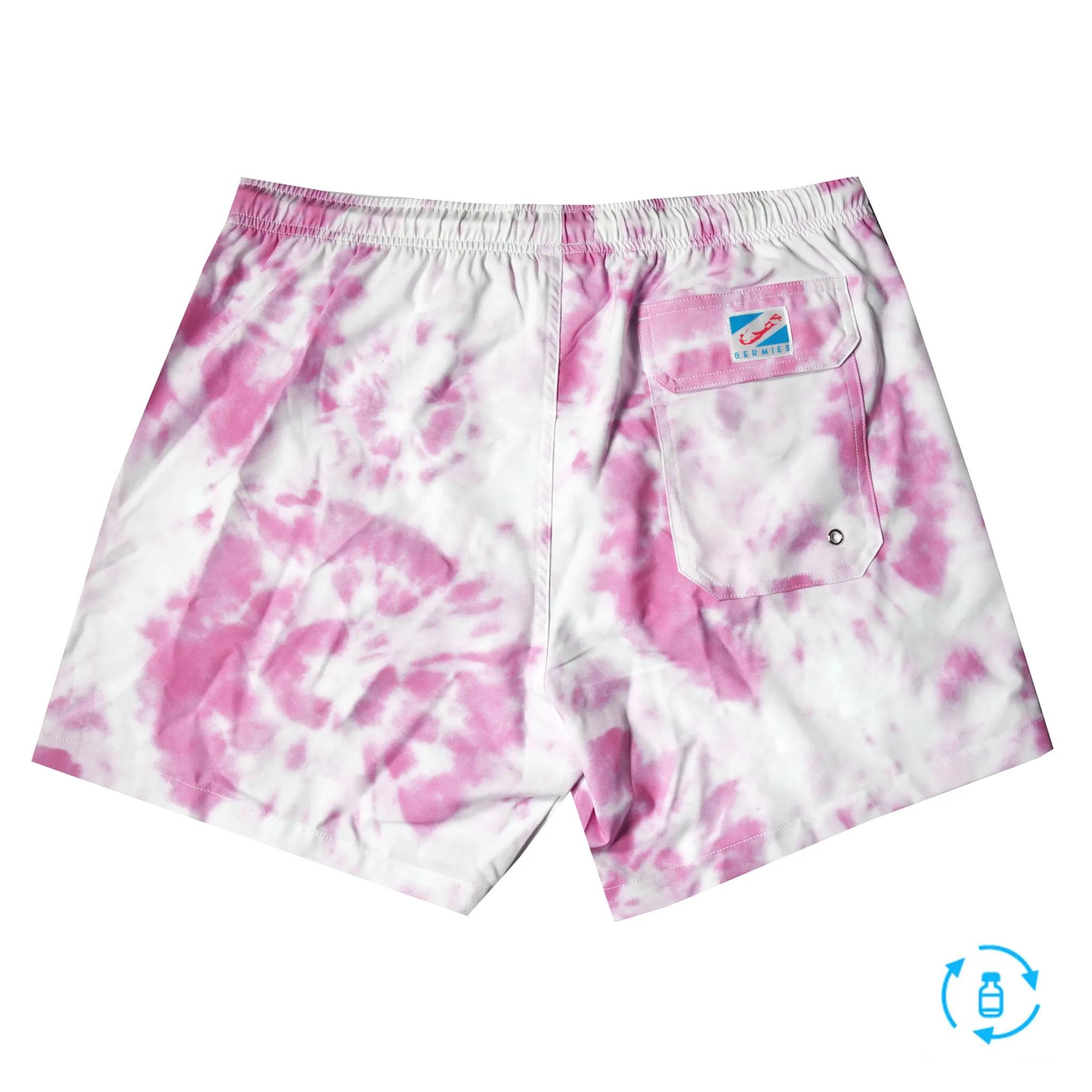 Purple Tie Dye - 5" Swim Trunks