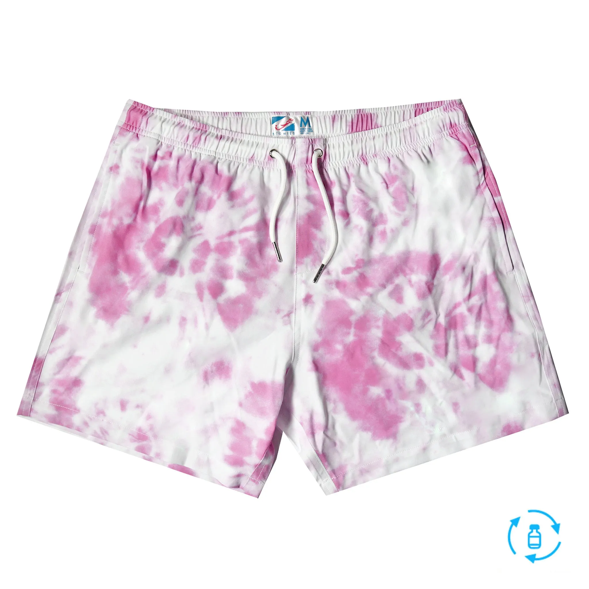 Purple Tie Dye - 5" Swim Trunks