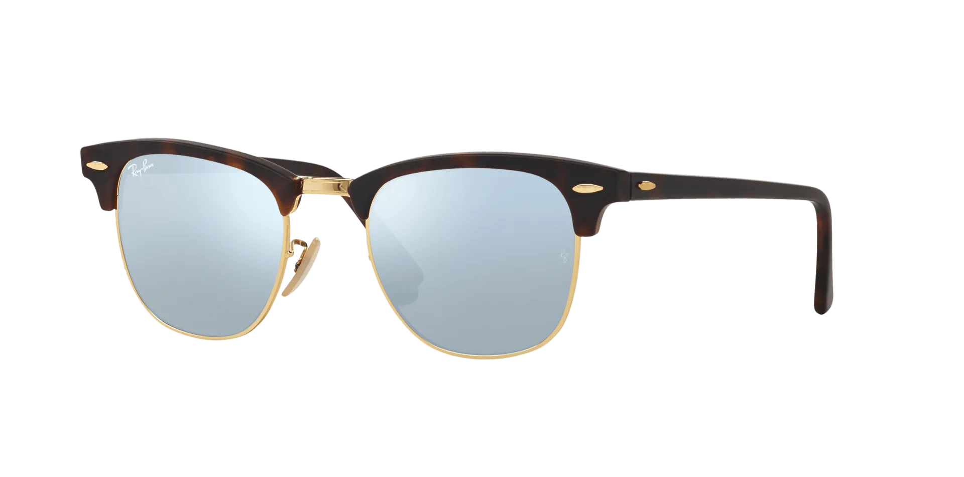 RAY BAN CLUBMASTER SAN HAVANA ON ARISTA | SILVER MIRRO