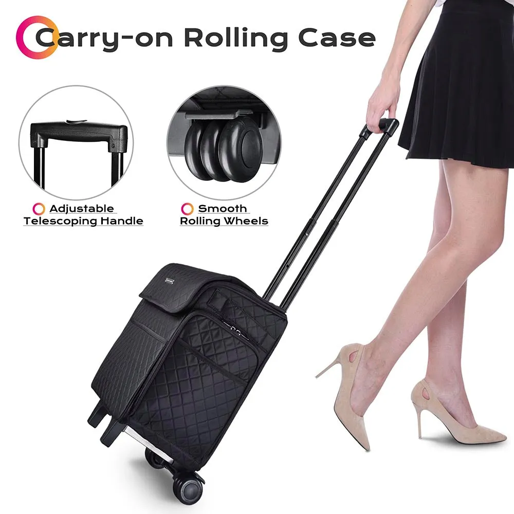 Rolling Tote for Doctors Teachers Sales Rep