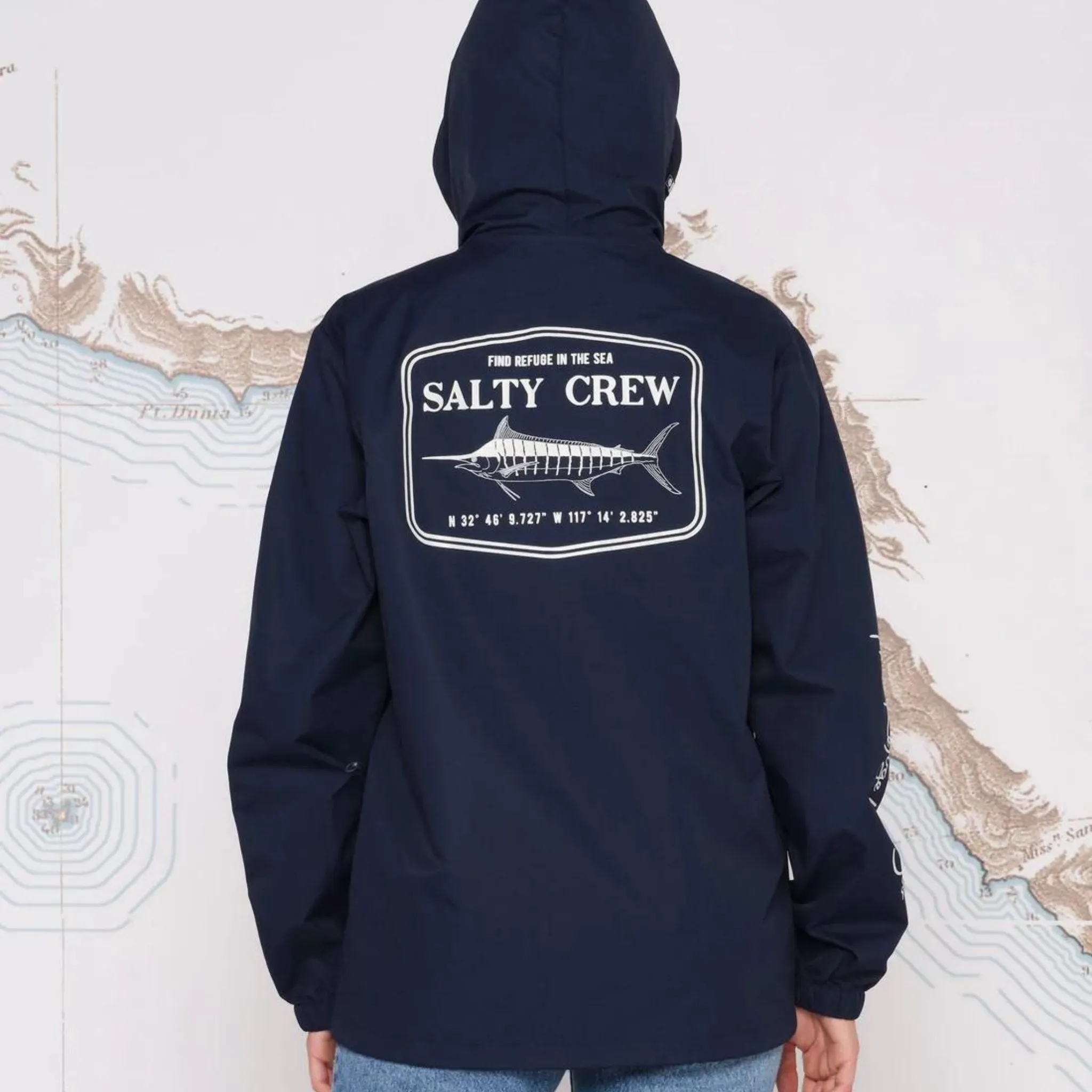 Salty Crew Stealth Snap Jacket