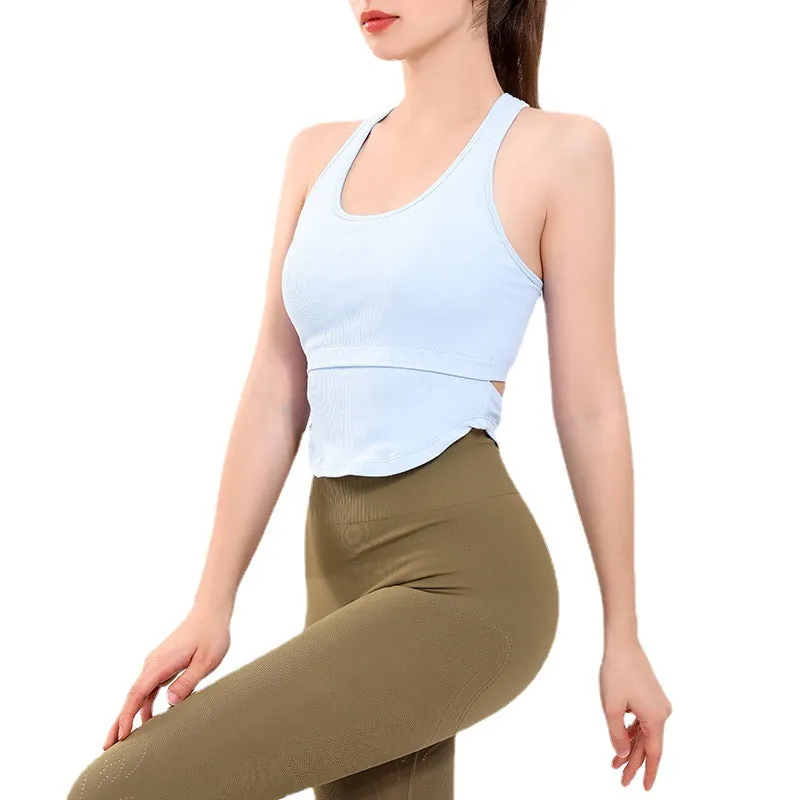 Seamless I-shaped Yoga Sports One-piece Vest