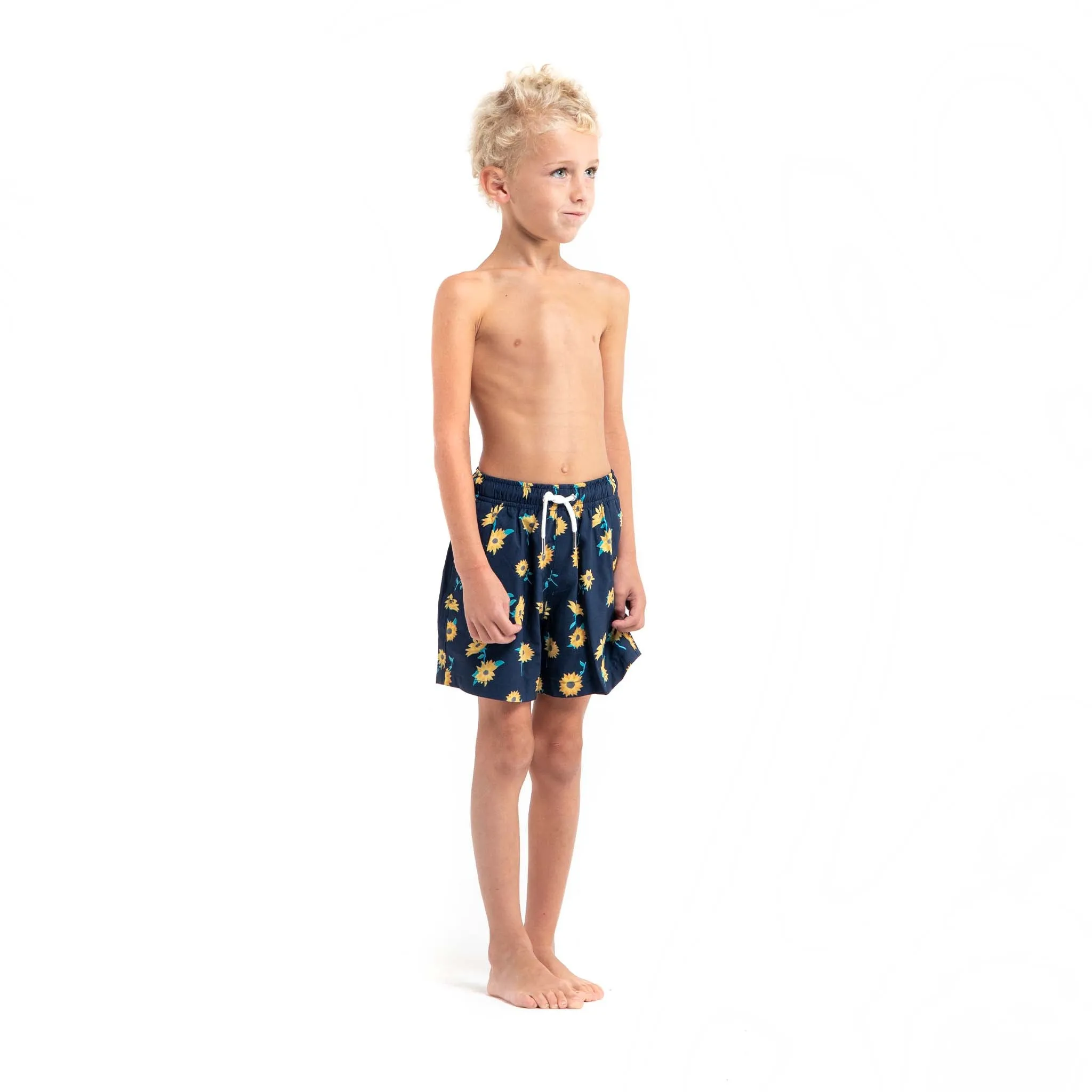 Sunflower - Kids Swim Trunks