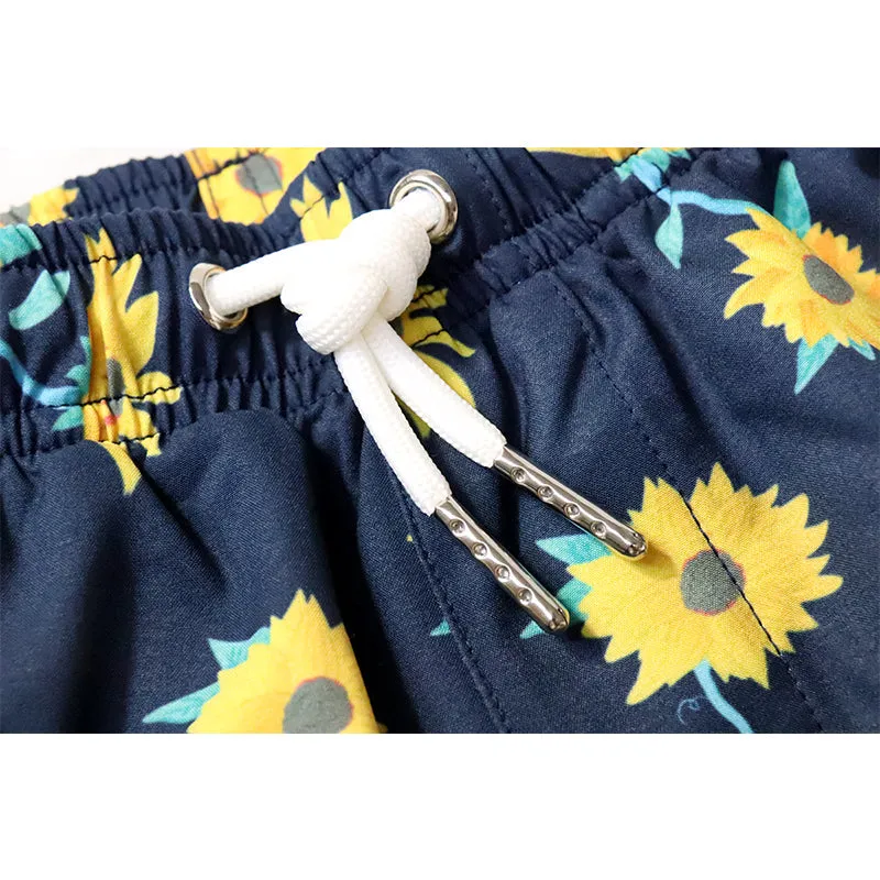 Sunflower - Kids Swim Trunks