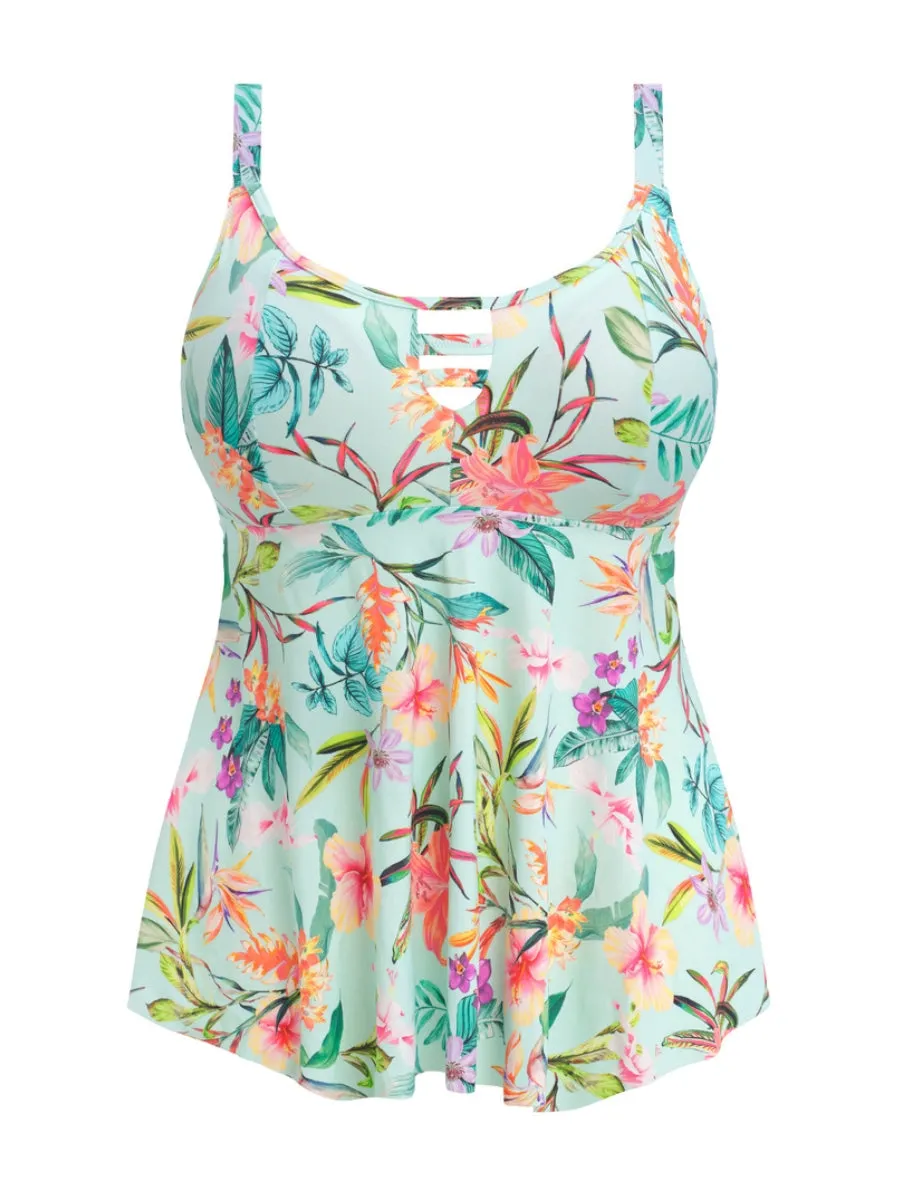 Sunshine Cove Tankini - Aqua