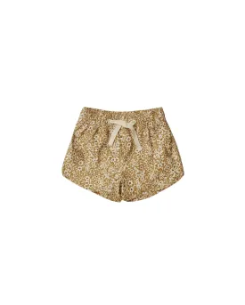 Swim Trunk | Golden Ditsy