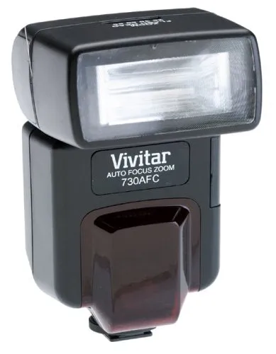 Vivitar 730AF AutoFocus Zoom Electronic Flash for Canon EOS Camera