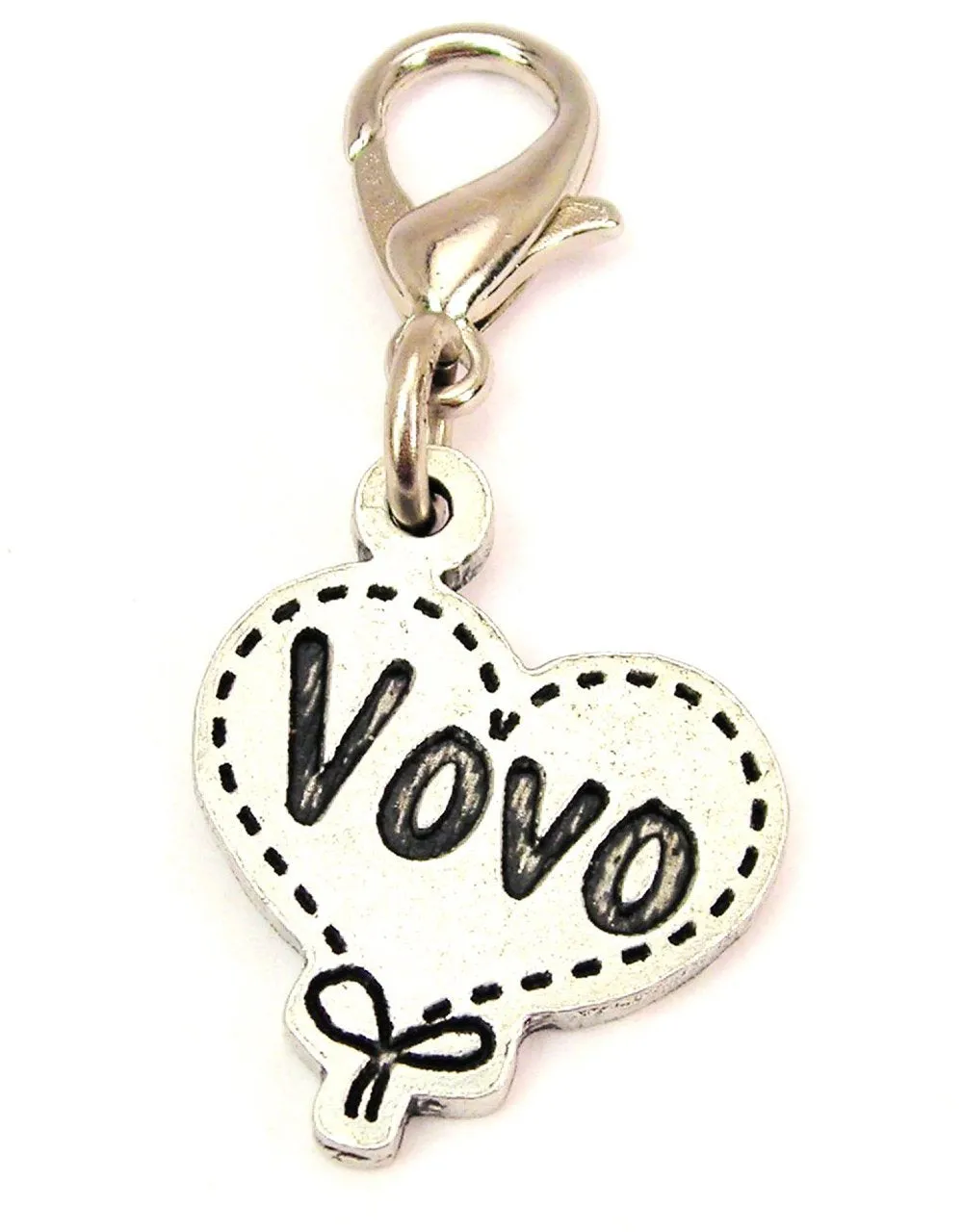 Vovo Quilted Heart Zipper Pull