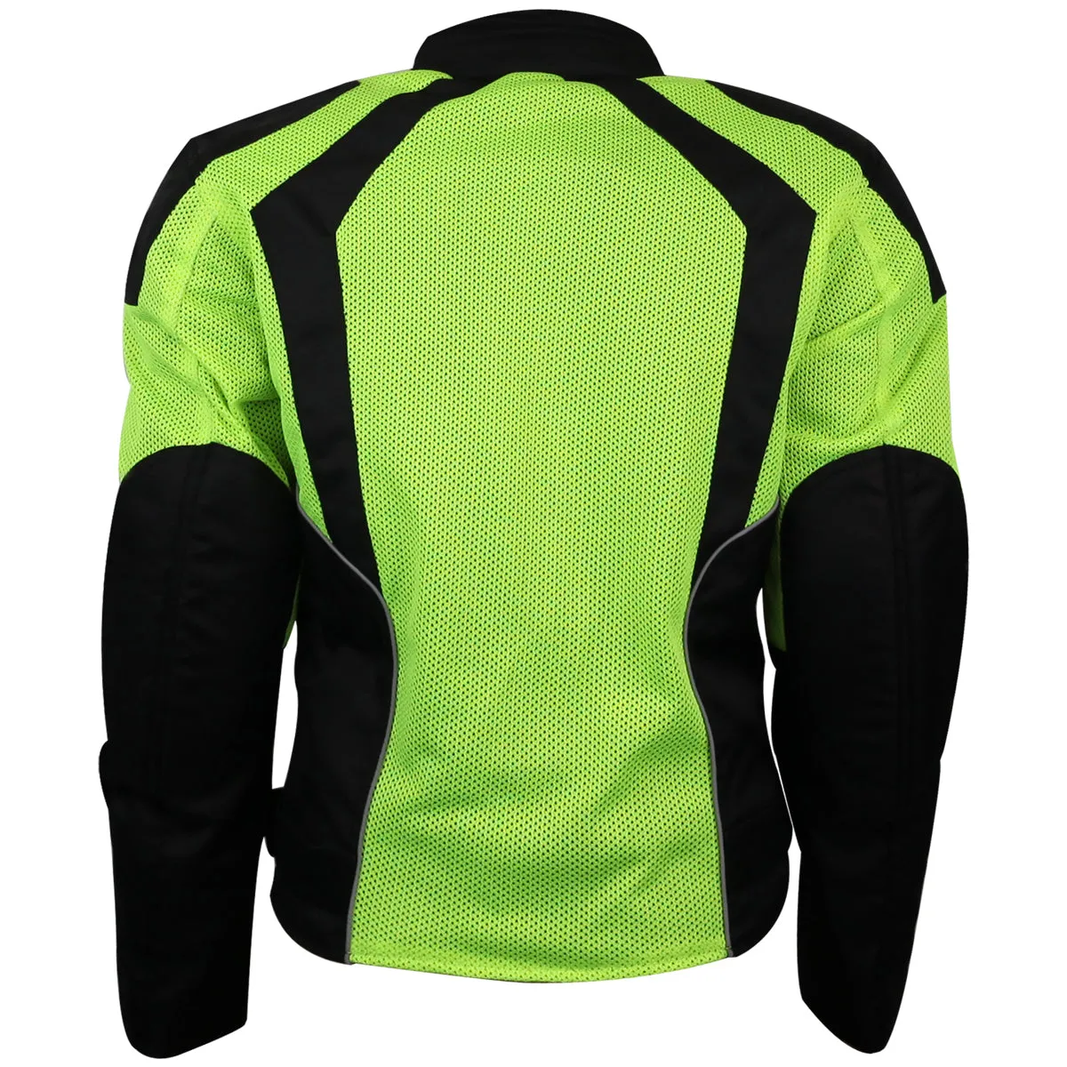 Womens Advanced 3-Season CE Armor Hi-Vis Mesh Motorcycle Jacket