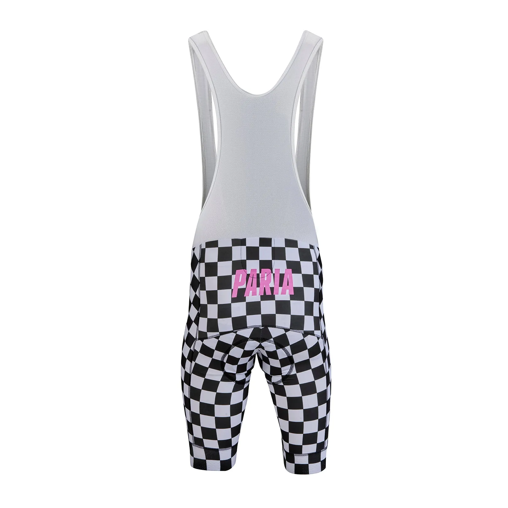 Wreckerboard Cycling Checked Bib Shorts